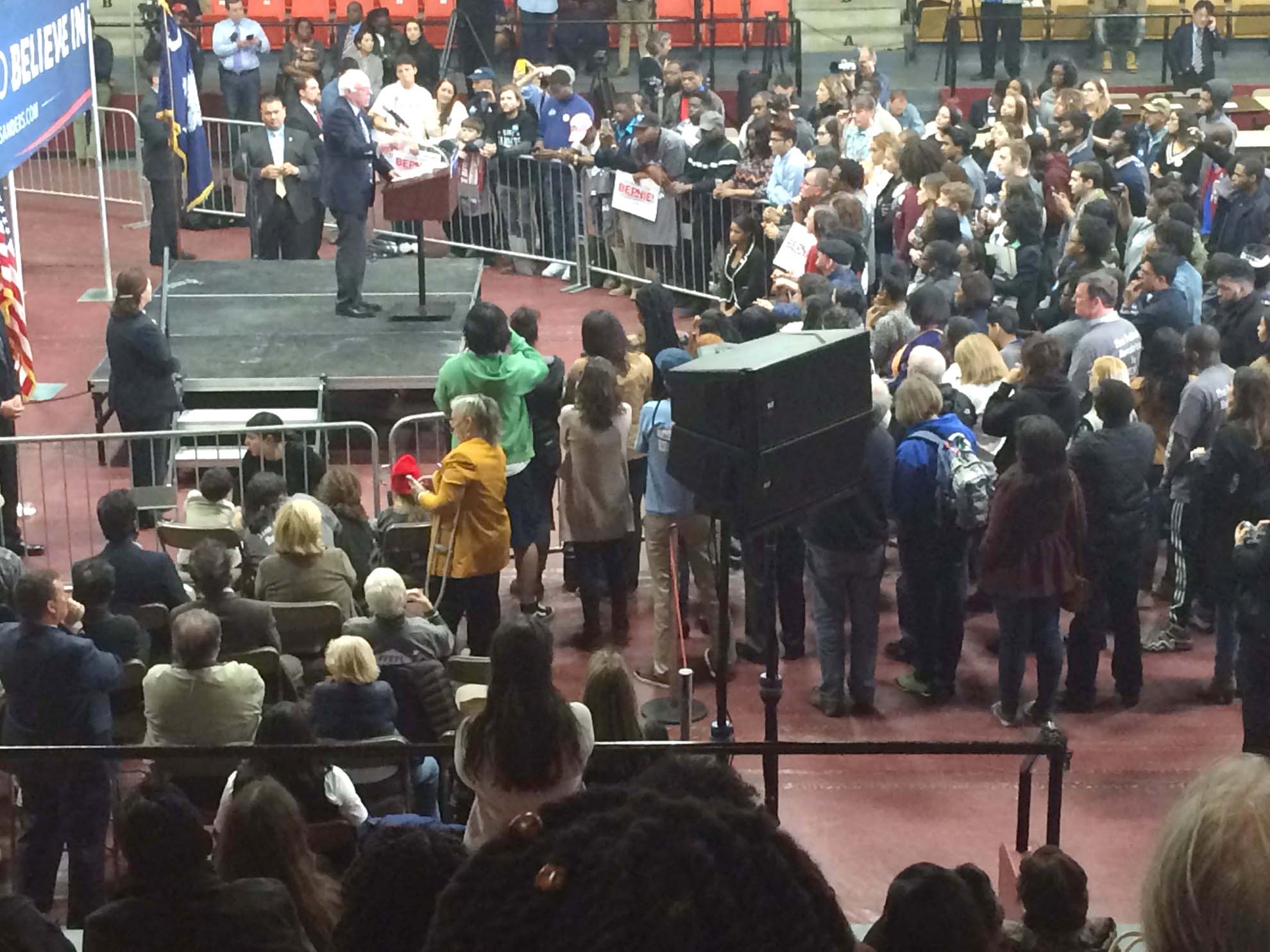 Bernie Sanders Speaking at Claflin University