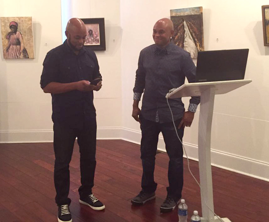 panther-fall-2016-art-show-3 Twin artists Terry and Jerry talking about their work