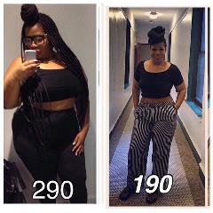 Percell before and after weightloss