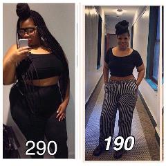 panther-kay-before-and-after Percell before and after weightloss