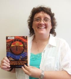 Belinda Wheeler holding her Book