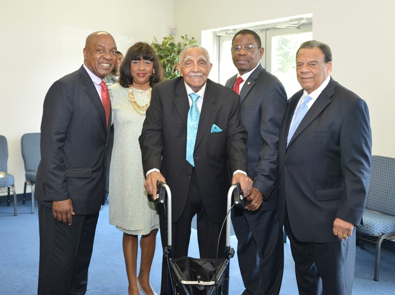 The Tisdales with Civil Rights Icons