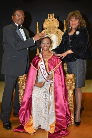 Lia Homan Crowned by the Tisdales as Miss Claflin University