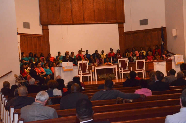 Claflin's Chapel full of Ministers and lay individuals