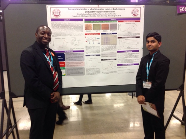 Shree posing with his selected best poster