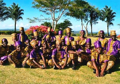 Ugandan Thunder Childrens Choir Group Photo