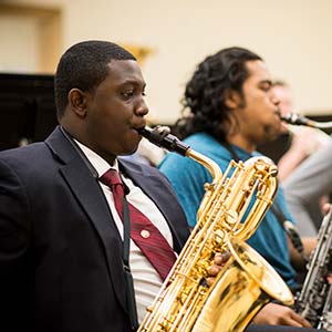 Saxophone players  