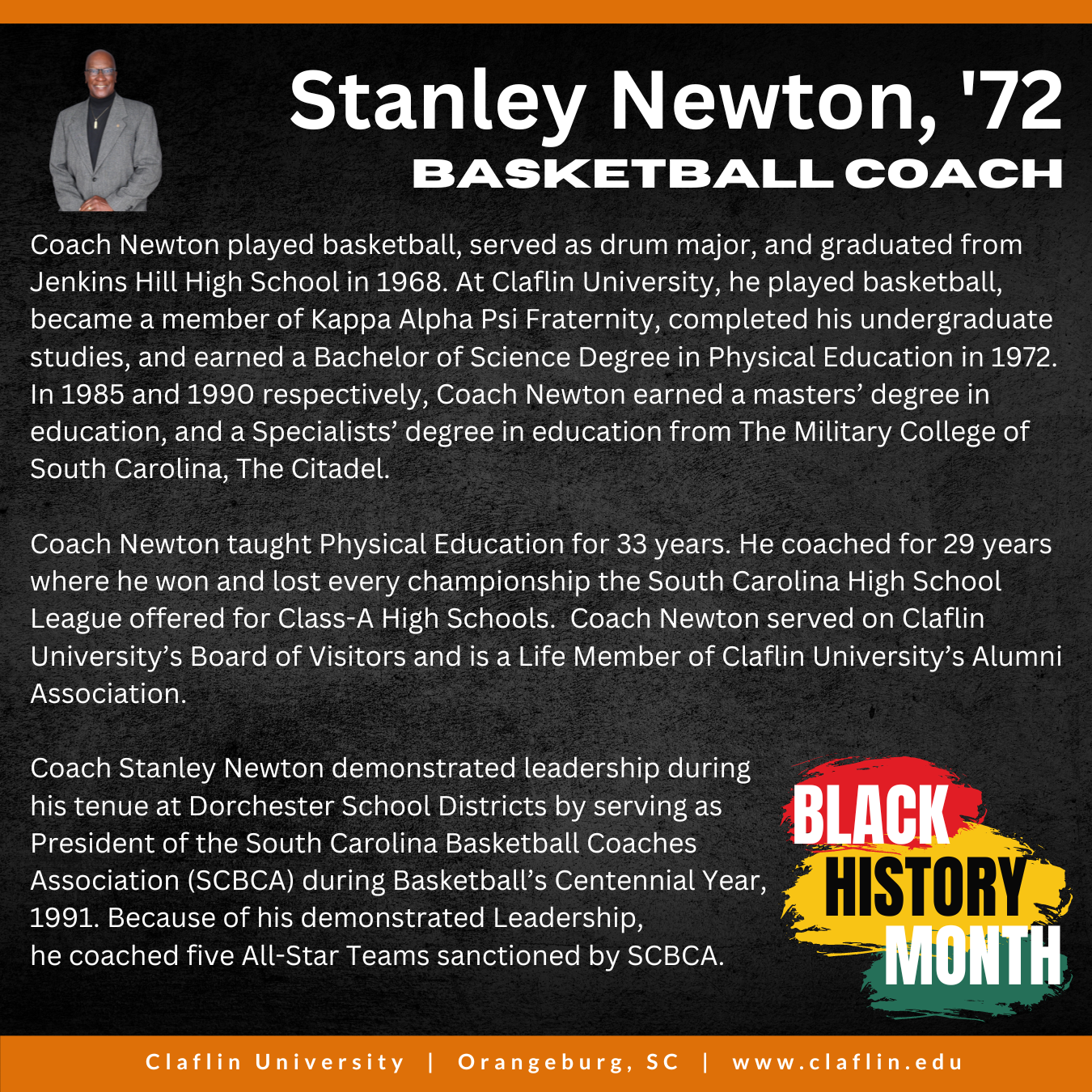 stanley_newton_black_history_claflin_university_alumni_bio