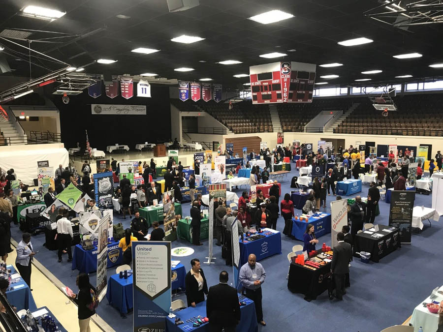 2018 spring career expo elijah mckinnis