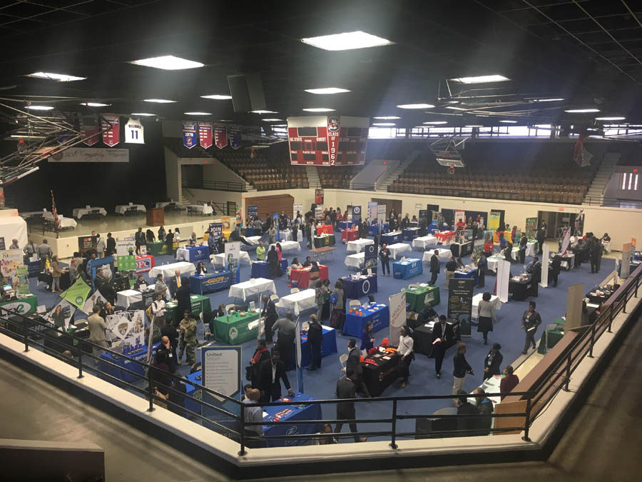 2018 spring career expo valaya burke