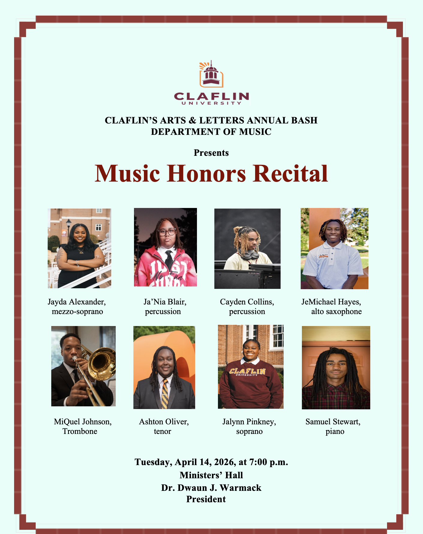 Cala Bash Department of Music