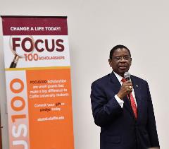 Claflin President Henry N. Tisdale is coming to Charleston on Sept. 20 for a fundraiser to benefit the FOCUS100 Scholarship Fund 