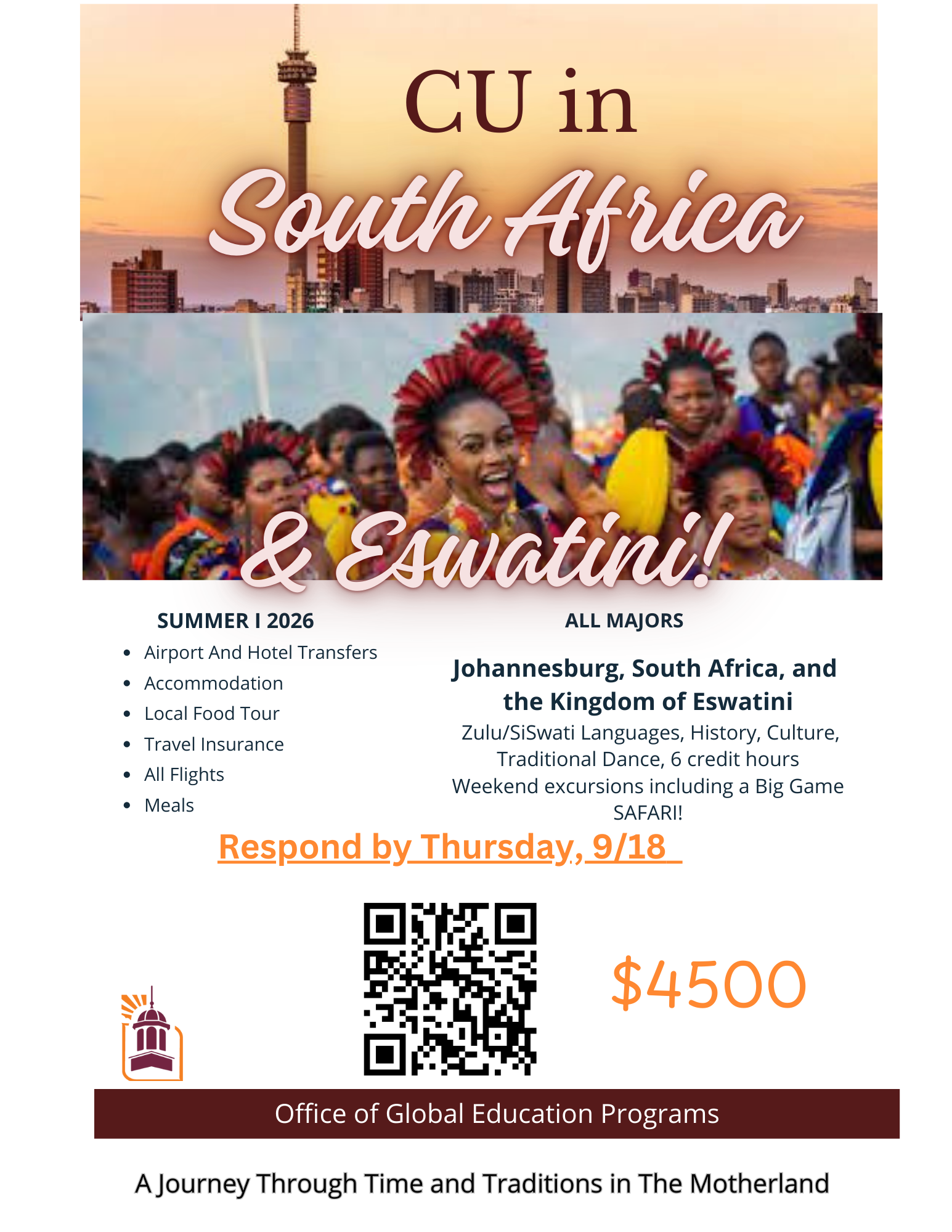 CU in South Africa! 2026