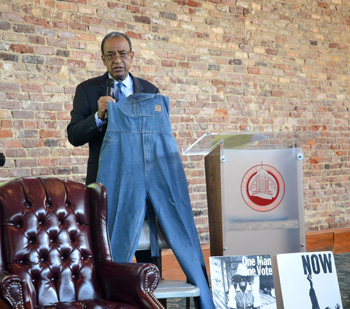 Dr Cleveland Sellers Giving Speech at Claflin