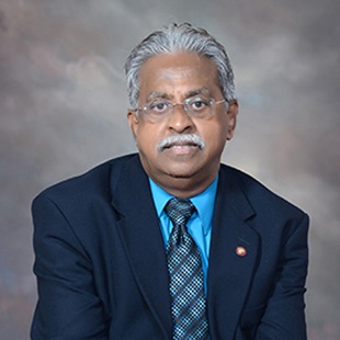 Dr. Raja's resized headshot for the university's website