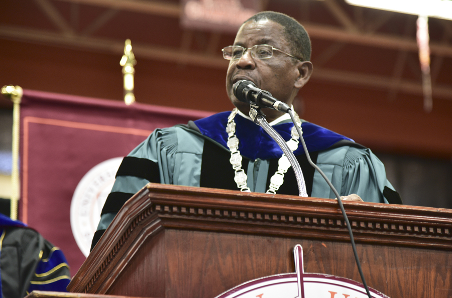 tisdale-matriculation-2016 President Tisdale Speaking