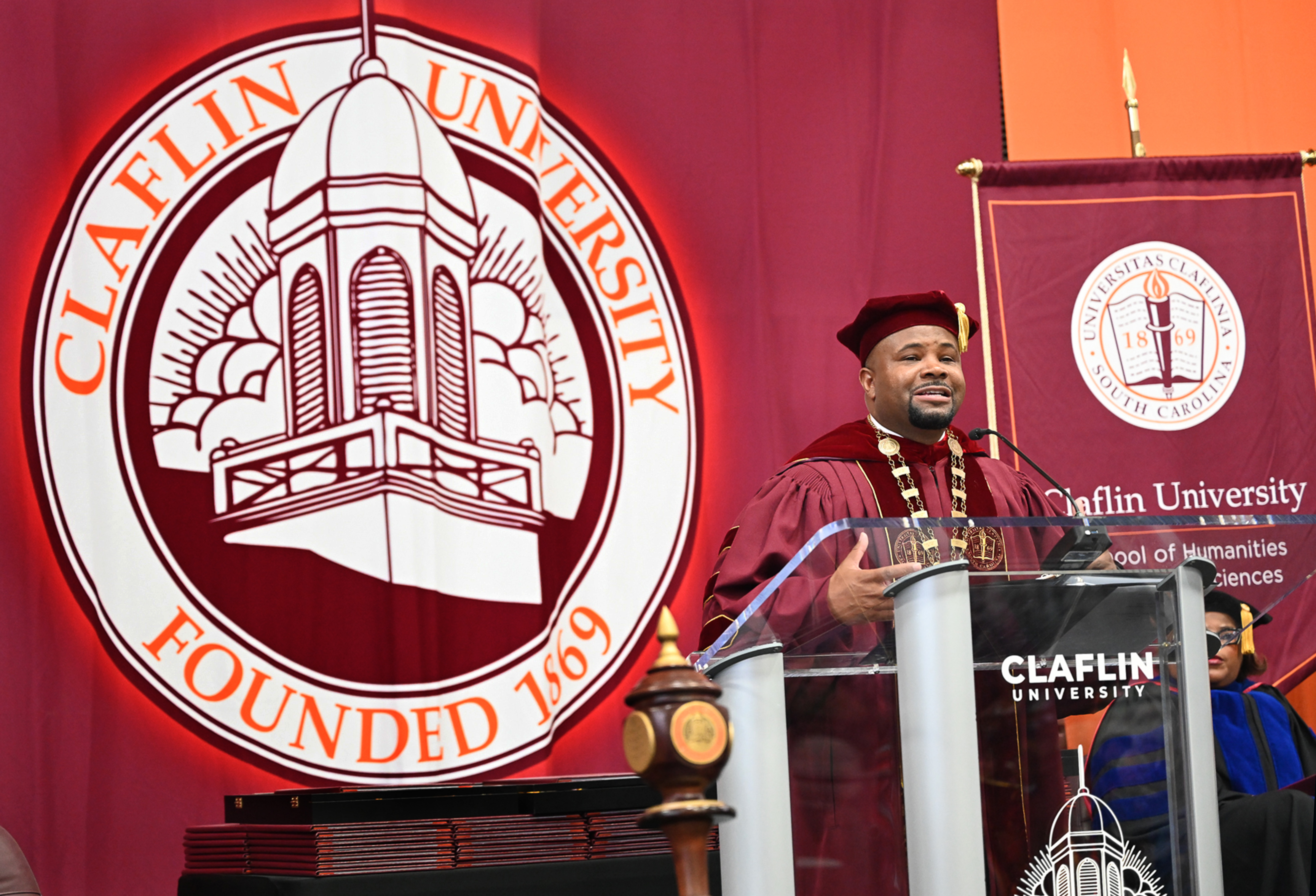 Claflin University Spring 2026 graduates celebrating commencement