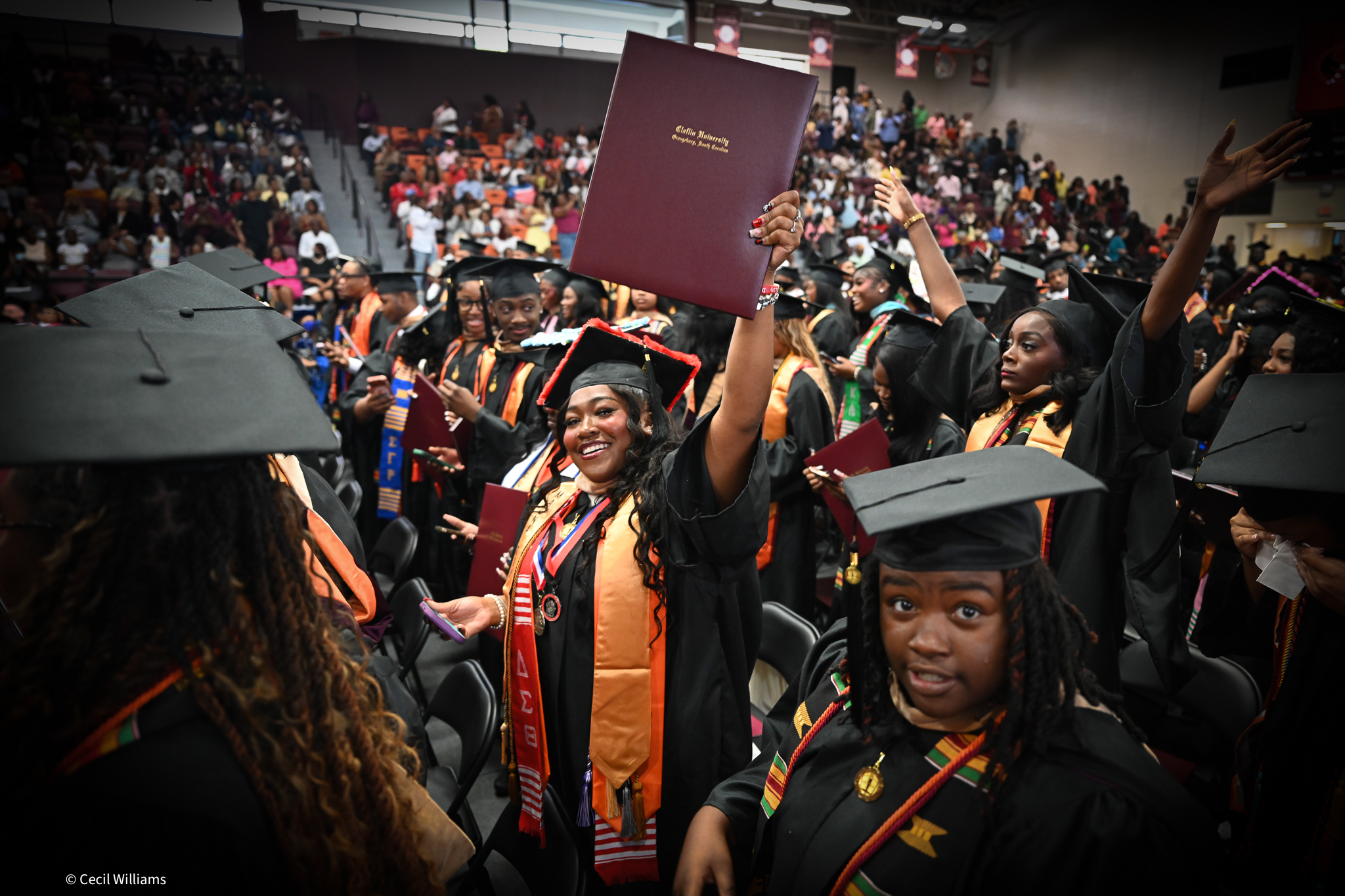 Claflin University Spring 2026 Commencement audience and graduates