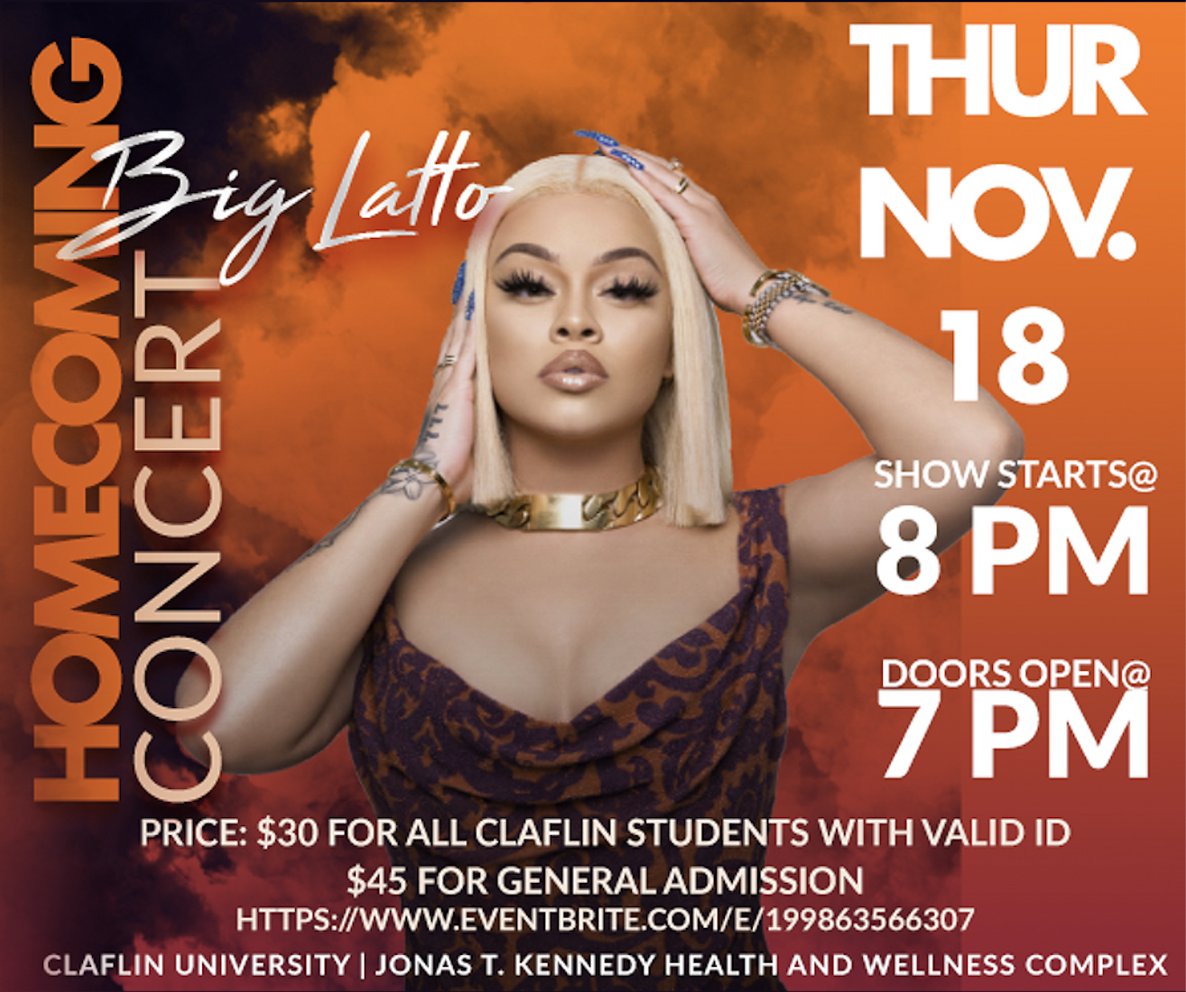 Big Latto Claflin Homecoming Concert
