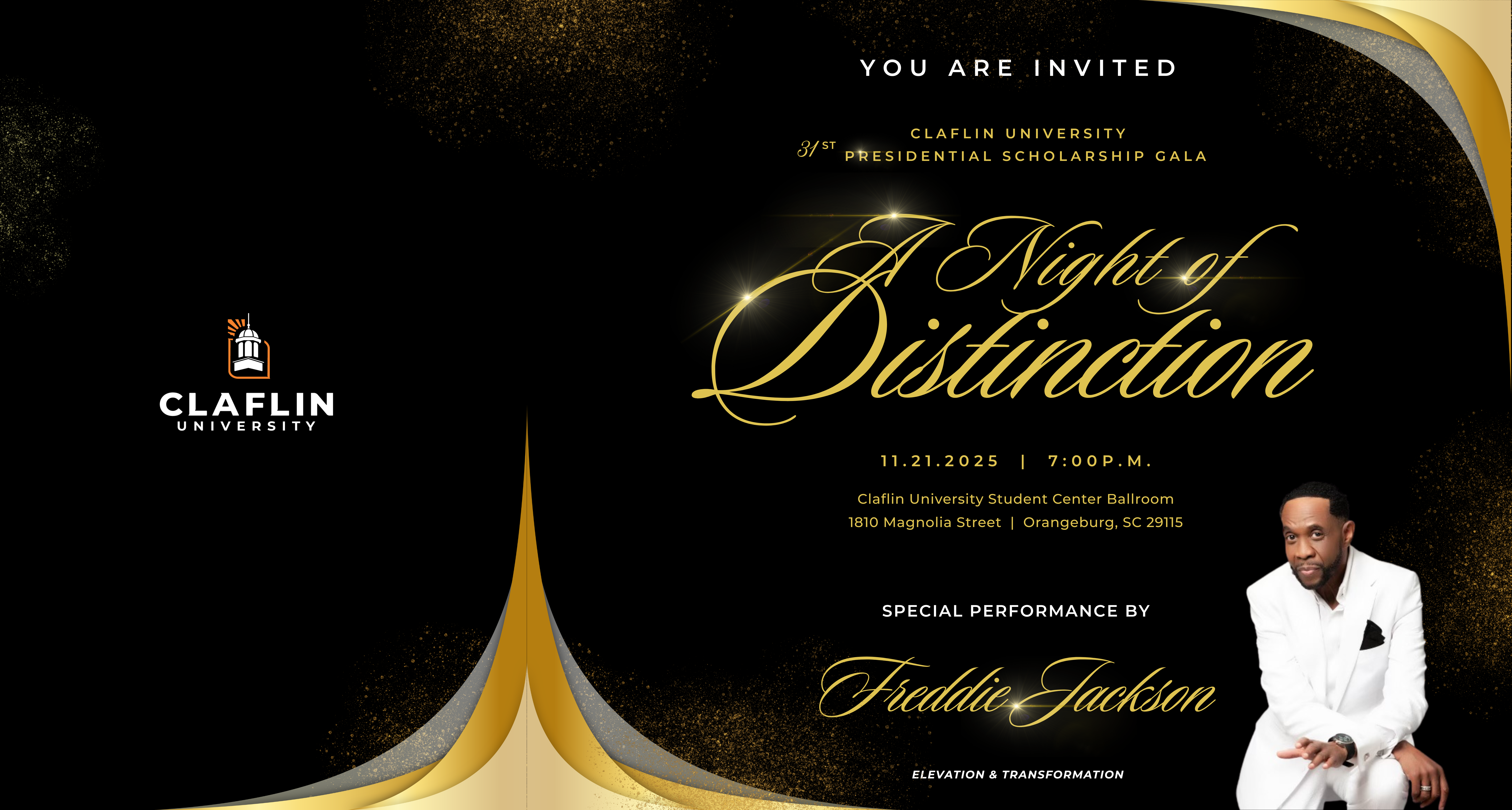 Homecoming gala banner_2025_claflin_university