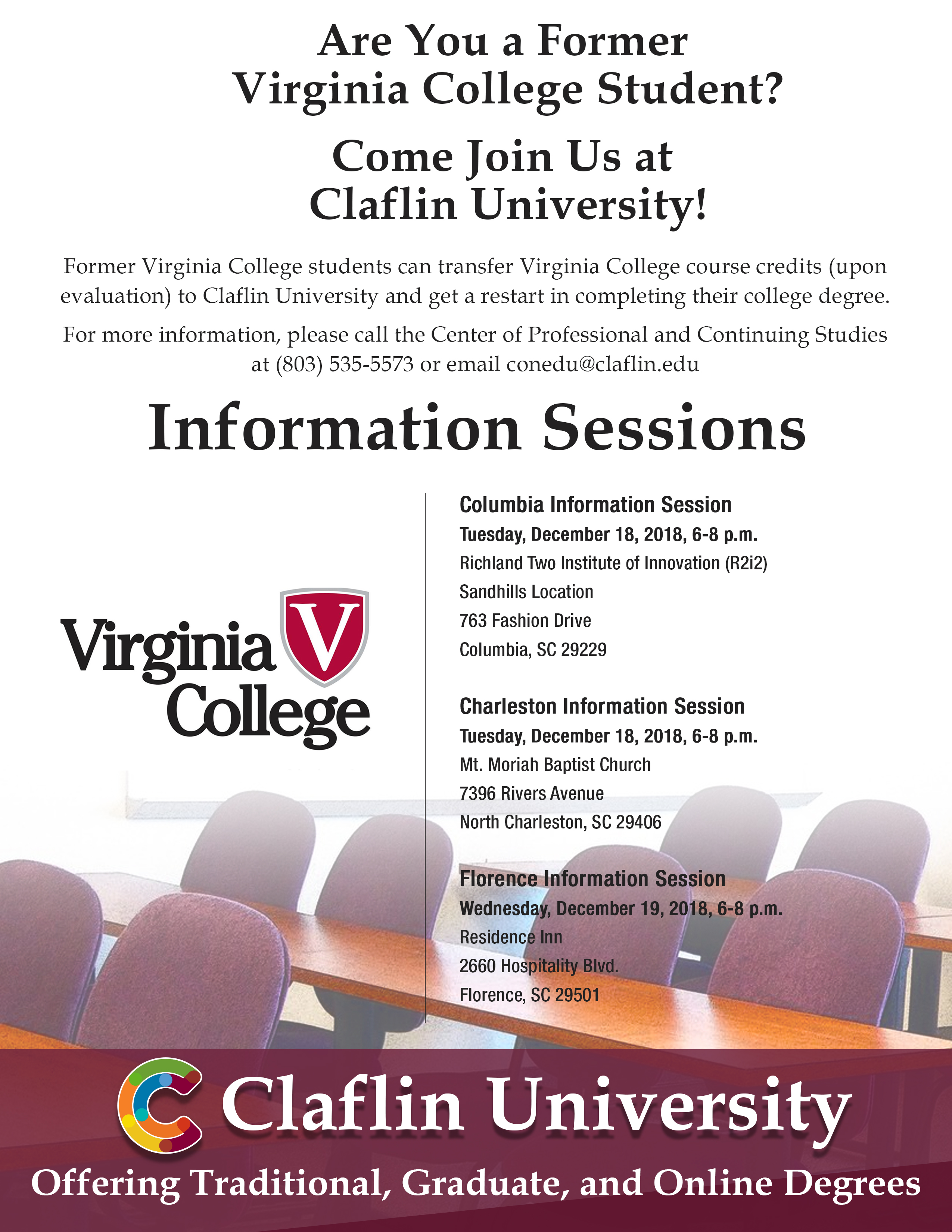 Virginia College Recruitment Reception
